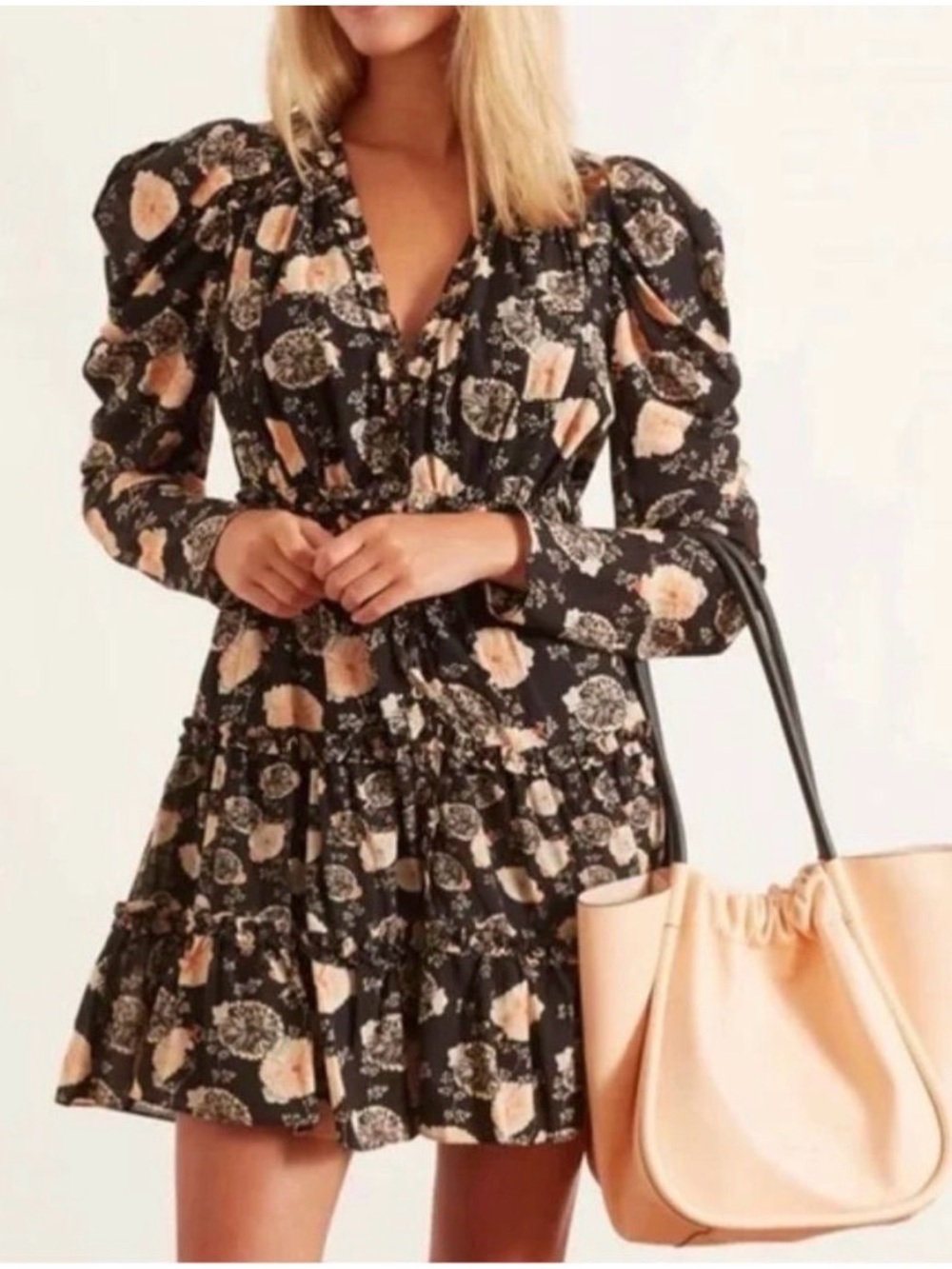 Ulla Johnson Winsor Dress Noir Floral Size 2